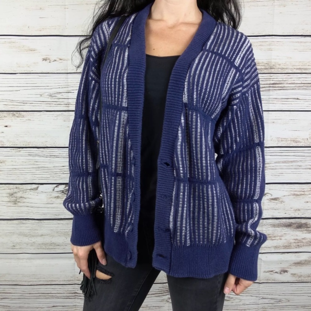 VTG London Fog Grandpa Cardigan Sweater Cotton
